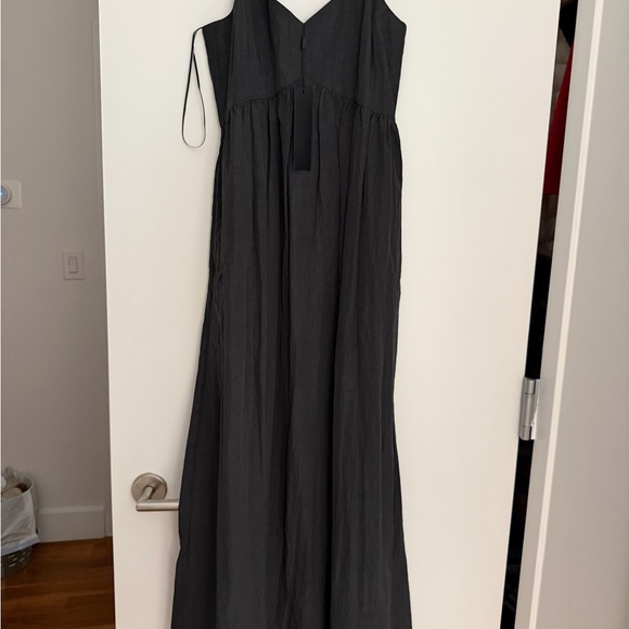 Jenni Kayne - Taffeta Peninsula Dress, charcoal small - Picture 2 of 8